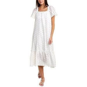 Club Monaco Textured Polka Dot Dress